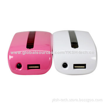 High-quality Transformation Rate Power Banks with 5,200mAh Capacity, 5V Output Voltage